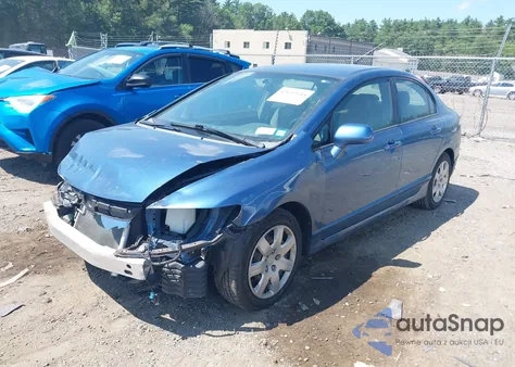 2008 Honda Civic Lx z USA, uszkodzony, nr VIN 2HGFA16558H521837